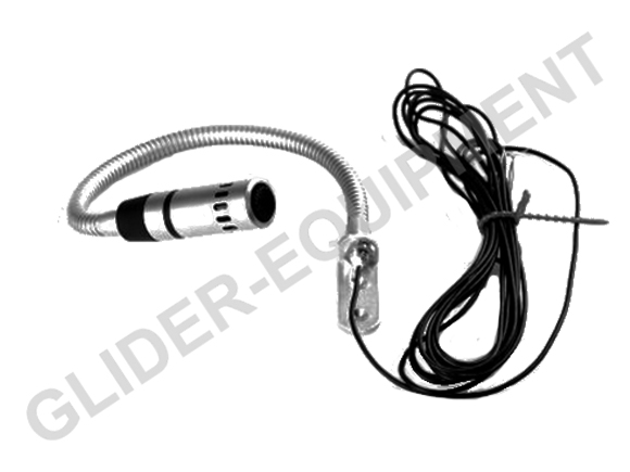 Funke dynamische zwanenhals microfoon 380mm zilver [ZSHM]